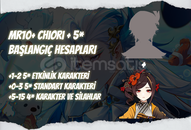 AS | MR10+ Chiori + 5* - Başlangıç Hesapları AS | MR10+ Chiori + 5* - Başlangıç Hesapları