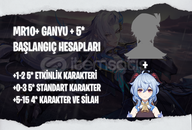 AS | MR10+ Ganyu + 5* - Başlangıç Hesapları