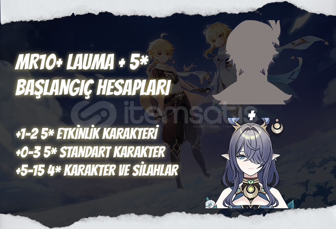 AS | MR10+ Lauma + 5* - Başlangıç Hesapları AS | MR10+ Lauma + 5* - Başlangıç Hesapları
