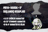 AS | MR10+ Nahida + 5* - Başlangıç Hesapları AS | MR10+ Nahida + 5* - Başlangıç Hesapları