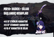 AS | MR10+ Raiden + Silahı - Başlangıç Hesapları