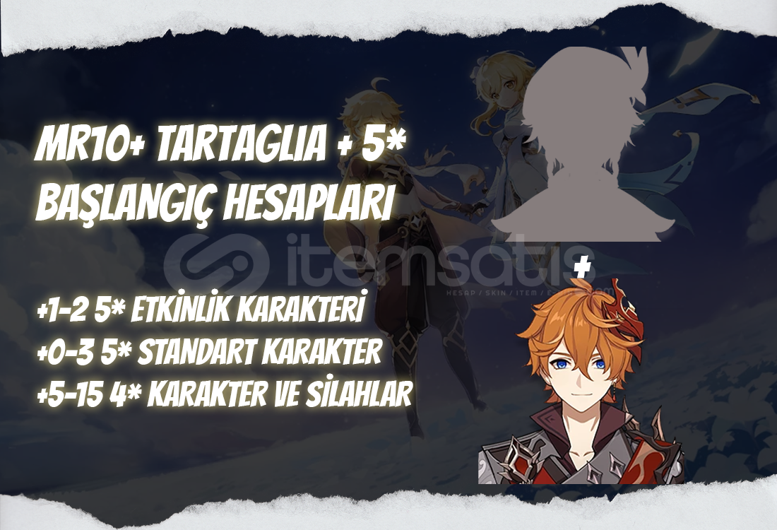 AS | MR10+ Tartaglia + 5* - Başlangıç Hesapları AS | MR10+ Tartaglia + 5* - Başlangıç Hesapları