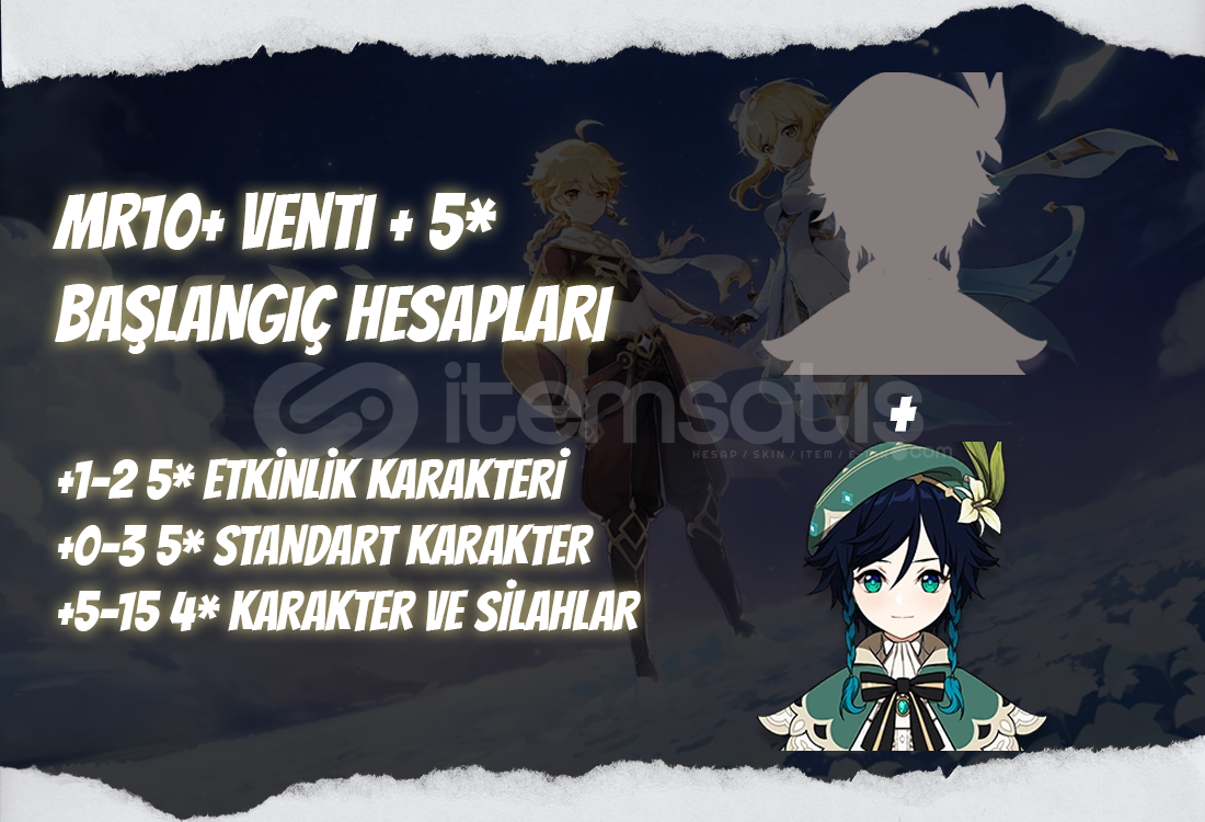 AS | MR10+ Venti + 5* - Başlangıç Hesapları AS | MR10+ Venti + 5* - Başlangıç Hesapları