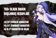 AS | TB3+ Black Swan - Başlangıç Hesapları
