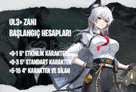 AS | UL3+ Zani - Başlangıç Hesapları