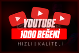 ⭐[KALİTELİ] YOUTUBE 1000 BEĞENİ + GARANTİ