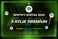 3 Aylık Premium Kod | Kendi Hesabınaza | Spotify