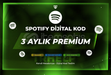 3 Aylık Premium Kod | Kendi Hesabınaza | Spotify