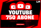 ⭐[GARANTİLİ] 750 Adet YouTube Abone