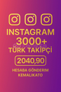 ⚡3000+ TÜRK TAKİPÇİ HESABA GÖNDERİM 7/24 TESLİM⚡