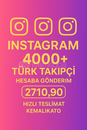 ⚡4000+ TÜRK TAKİPÇİ HESABA GÖNDERİM 7/24 TESLİM⚡