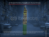 Paraşüt Kordonu Saplı Bıçak Kuzey Ormanı