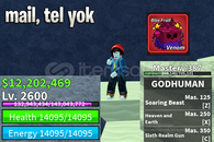 BF 2600 LVL + VENOM FRUIT HESAP