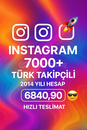  ⚡7000+ TÜRK TAKİPÇİLİ 2014 YILI⚡HESAP (11 YIL)⚡