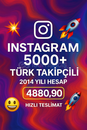  ⚡5000+ TÜRK TAKİPÇİLİ 2014 YILI⚡HESAP (11 YIL)⚡