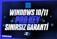 ⭐️Windows 10/11 Pro Key | Sınırsız + Garantili!