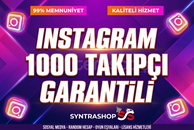 ⭐İNSTAGRAM 1000 TAKİPÇİ GARANTİLİ⭐