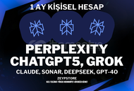 KİŞİSEL GPT-5 | 1 AYLIK PERPLEXITY PRO SINIRSIZ