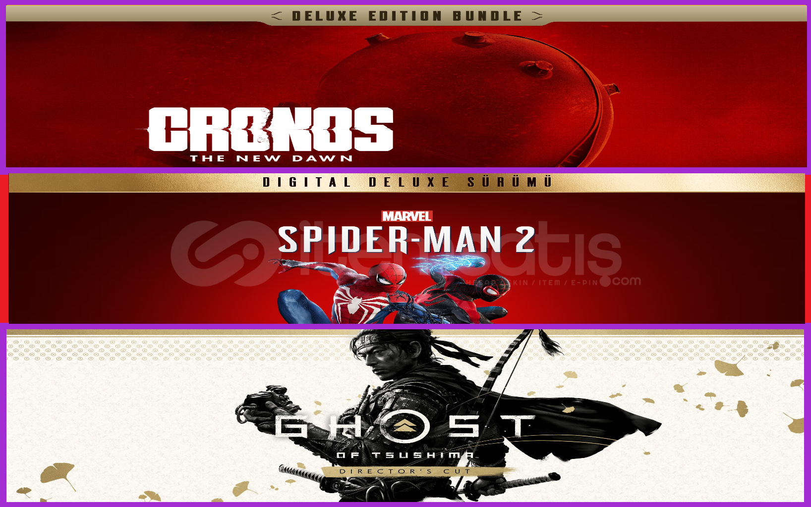 Cronos + Spiderman 2 + Ghost Cronos + Spiderman 2 + Ghost