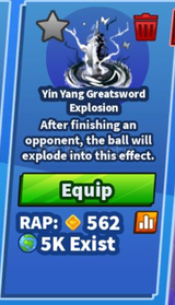 Yin Yang Greatsword Explosion (BLADE BALL)