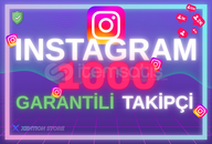 ⭐ [KALİTELİ] ⭐ 1.000 instagram Takipçi - Garanti