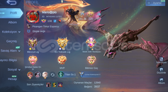 ✨Hero 120 | 142 Skin Amblem Max Mükemmel Hesap ✨ ✨Hero 120 | 142 Skin Amblem Max Mükemmel Hesap ✨