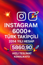  ⚡6000+ TÜRK TAKİPÇİLİ 2014 YILI⚡HESAP (11 YIL)⚡