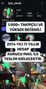 ⚡1500+ TAKİPÇİLİ 2014 YILI KADIN HESABI⚡11 YIL⚡ ⚡1500+ TAKİPÇİLİ 2014 YILI KADIN HESABI⚡11 YIL⚡