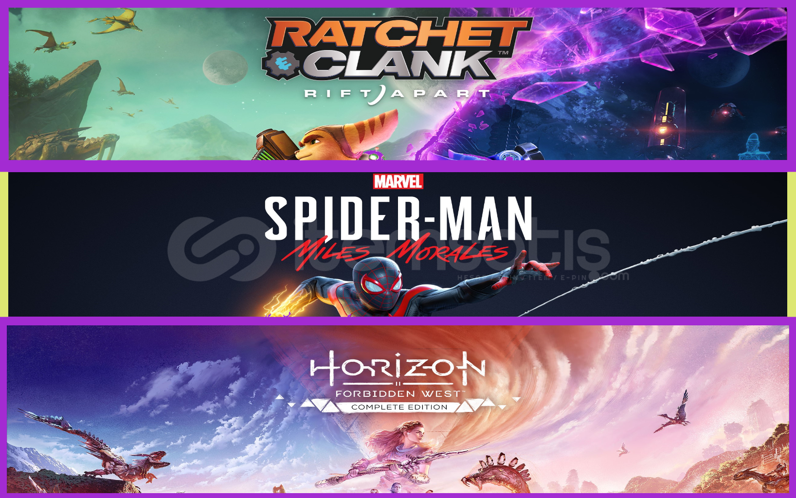 Ratchet & Clank +Miles Morales+ Horizon Forbid Ratchet & Clank +Miles Morales+ Horizon Forbid