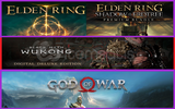 Elden Ring + Black Myth Wukong + God Of War 