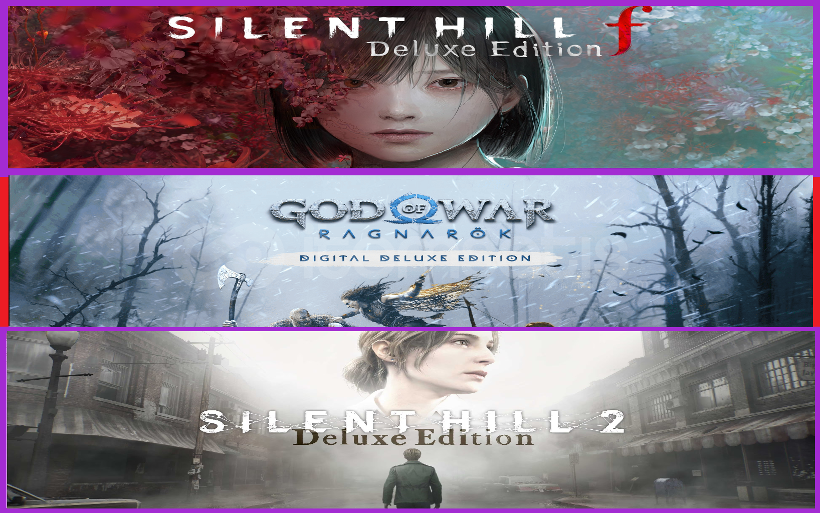 Silent Hill f + Ragnarök + Silent Hill 2 Silent Hill f + Ragnarök + Silent Hill 2