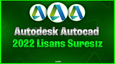autodesk autocad 2022 lisans anahtarı 1 yıl