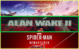 Horizon Forbidden West + Alan Wake 2 + Spider