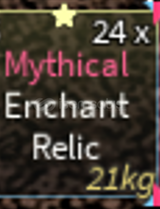 Fisch 5x Mythical Enchant Relic 24.99 TL