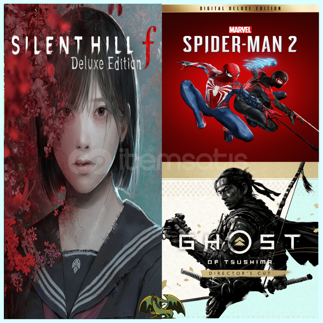 Silent Hill f + Spiderman 2 + Ghost Silent Hill f + Spiderman 2 + Ghost