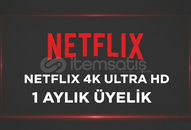 ✔️[4K GARANTİLİ KAPANMAZ] 1 AYLIK NETFLİX HESABI