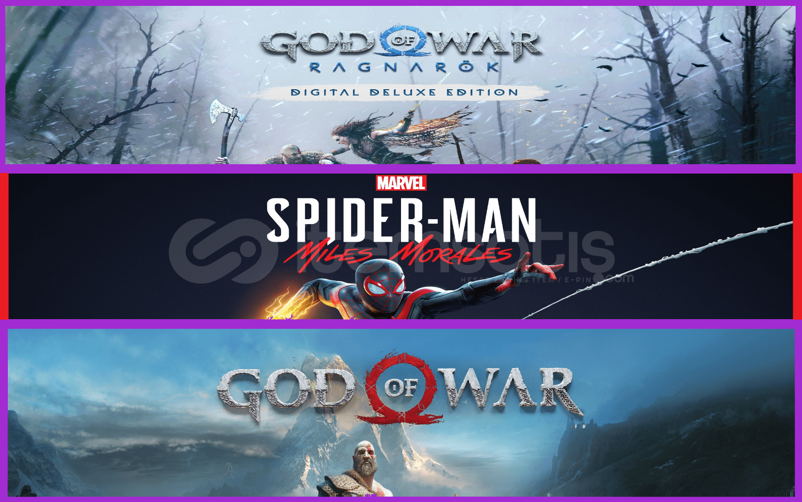 Ragnarök + Miles Morales + God Of War Ragnarök + Miles Morales + God Of War