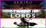 Sekiro + Manor Lords + Ghost of Tsushima