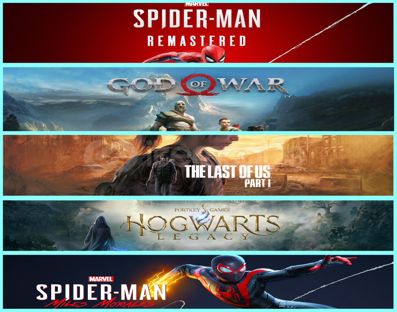 Spider R. + Gow + Tlou + Hogwarts + Miles Spider R. + Gow + Tlou + Hogwarts + Miles