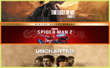 The Last of Us Part I + Spiderman 2 + Uncharted
