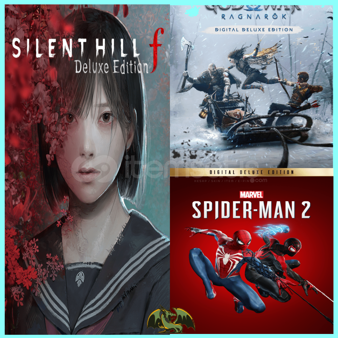 Silent Hill f + Ragnarök + Spiderman 2 Silent Hill f + Ragnarök + Spiderman 2