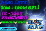 Blox Fruit %100 DOUGHLU HESAPLAR [ VIP +++ ]