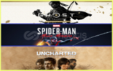 Ghost of Tsushima + Miles Morales + Uncharted