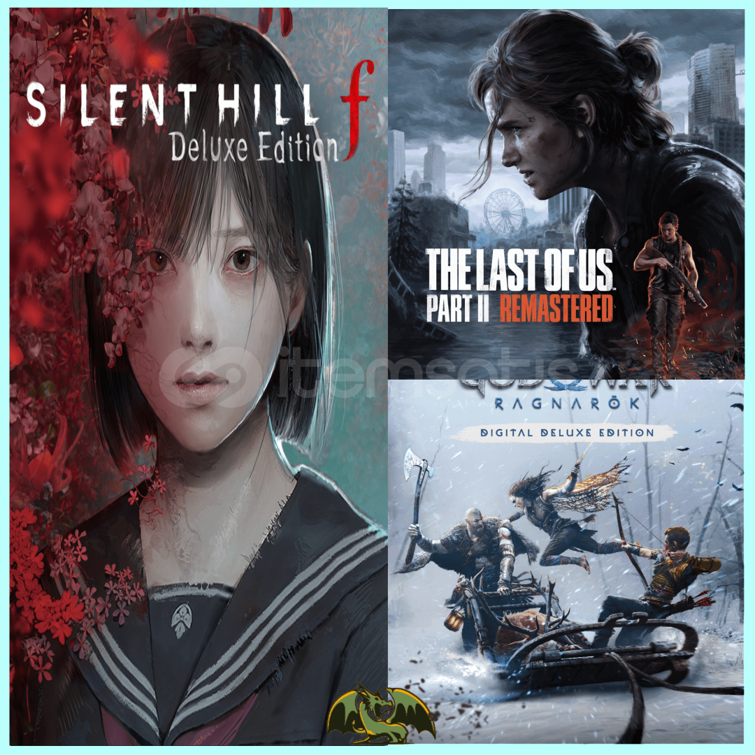 Silent Hill f + Tlou 2 + Ragnarök Silent Hill f + Tlou 2 + Ragnarök