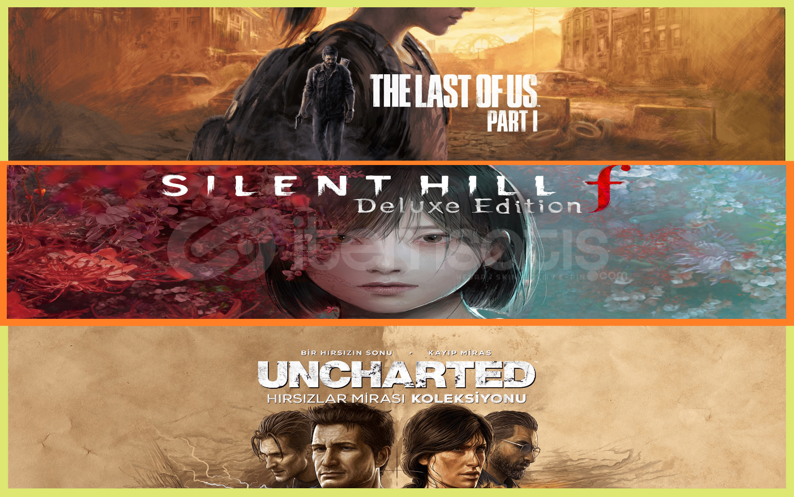 Tlou 2 + Silent Hill f + Uncharted Tlou 2 + Silent Hill f + Uncharted
