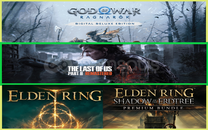 Ragnarök + The Last Of Us Part II + Elden Ring