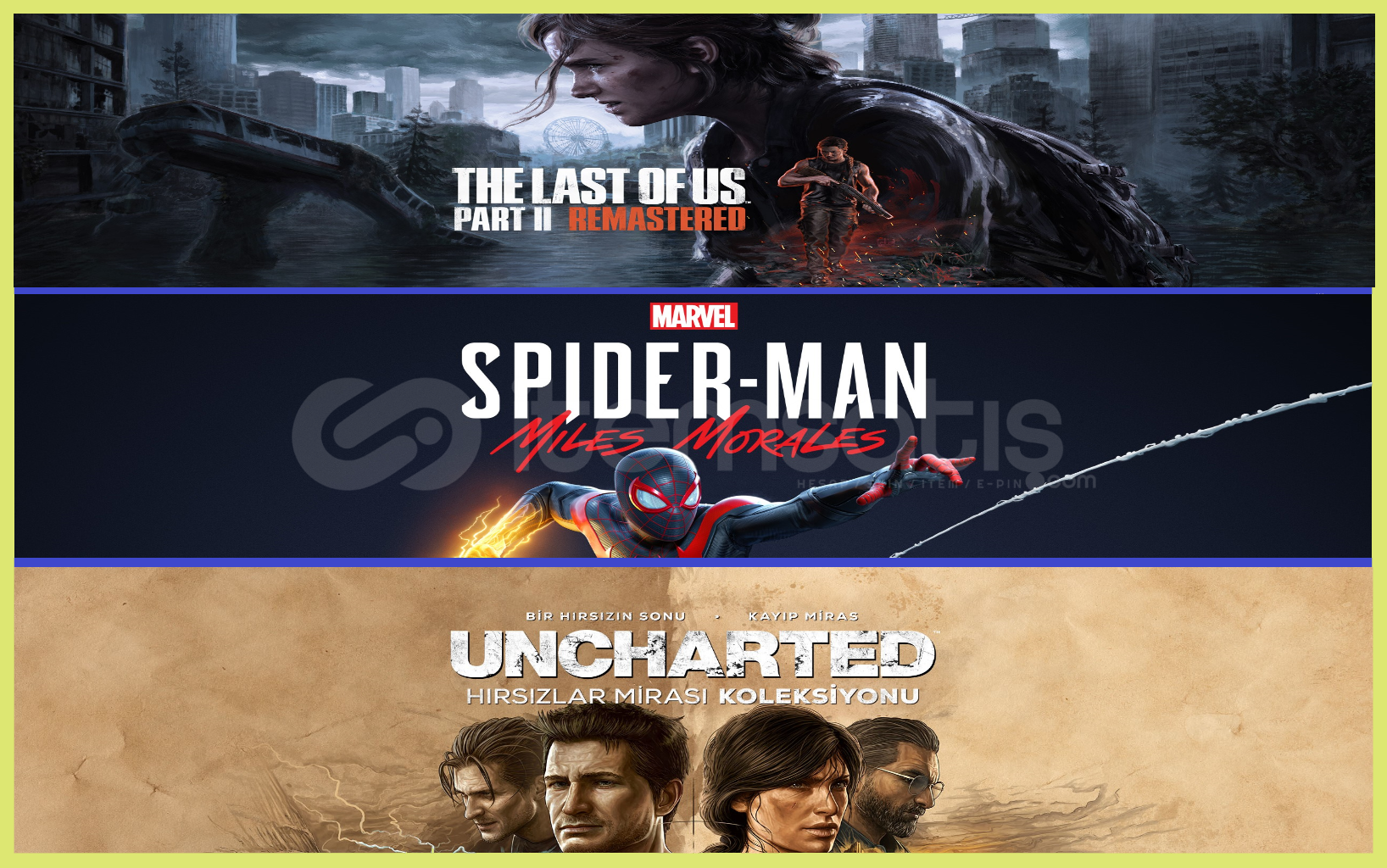 The Last of Us Part II + Miles + Uncharted The Last of Us Part II + Miles + Uncharted