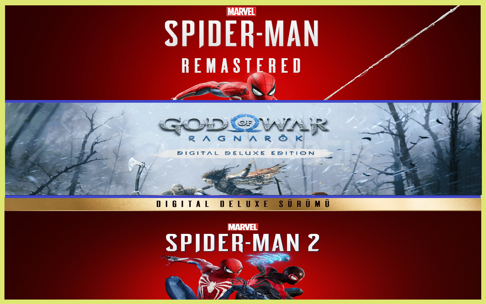 Spider Remastered + Ragnarök + Spiderman 2 Spider Remastered + Ragnarök + Spiderman 2