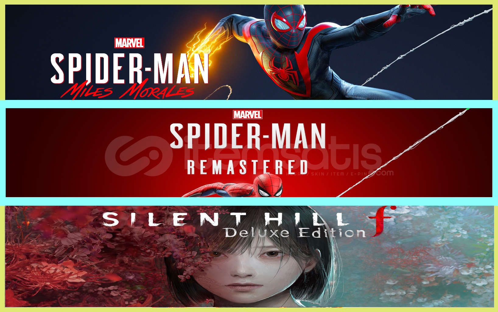 Miles + Spider + Silent Hill f Miles + Spider + Silent Hill f