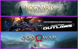 Hogwarts + Star Wars Outlaws + God Of War